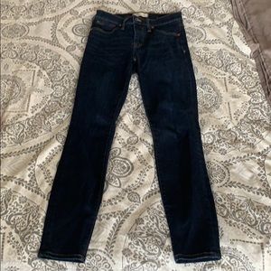 Madewell 9" Mid-Rise Skinny Jeans in Larkspur Wash